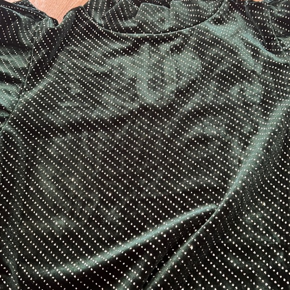 Hunter green velvet bodysuit - Picture 5 of 7